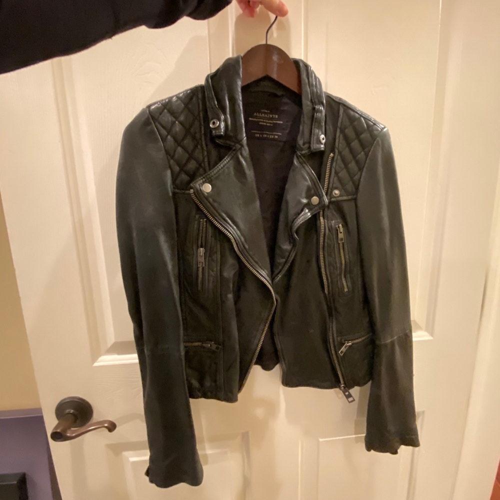 Allsaints women’s leather jacket